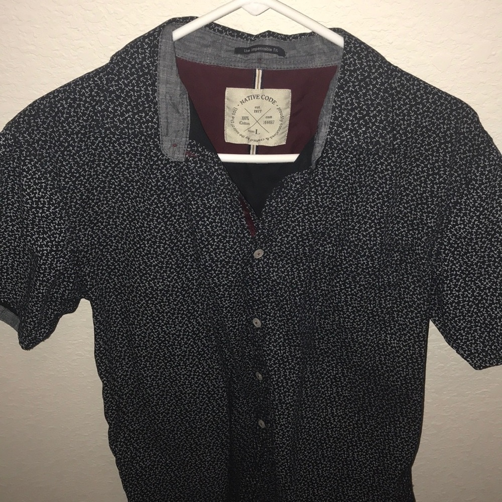 Men's Short Sleeve Button Down